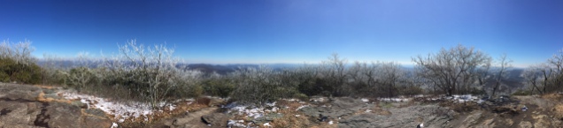 Panoramic view from the top, courtesy of Ben.