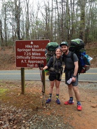 Off from Amicalola Falls!